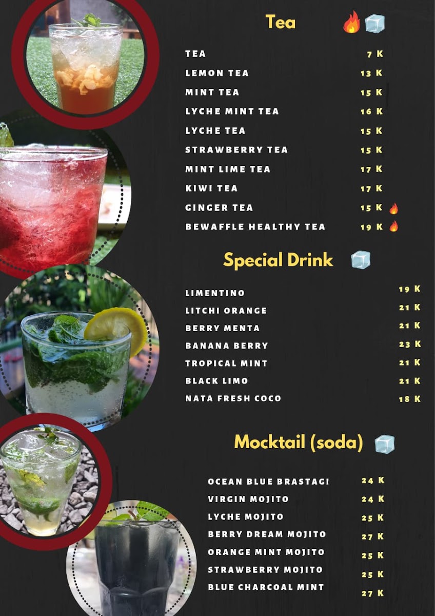 Be waffle Menu - Image 3