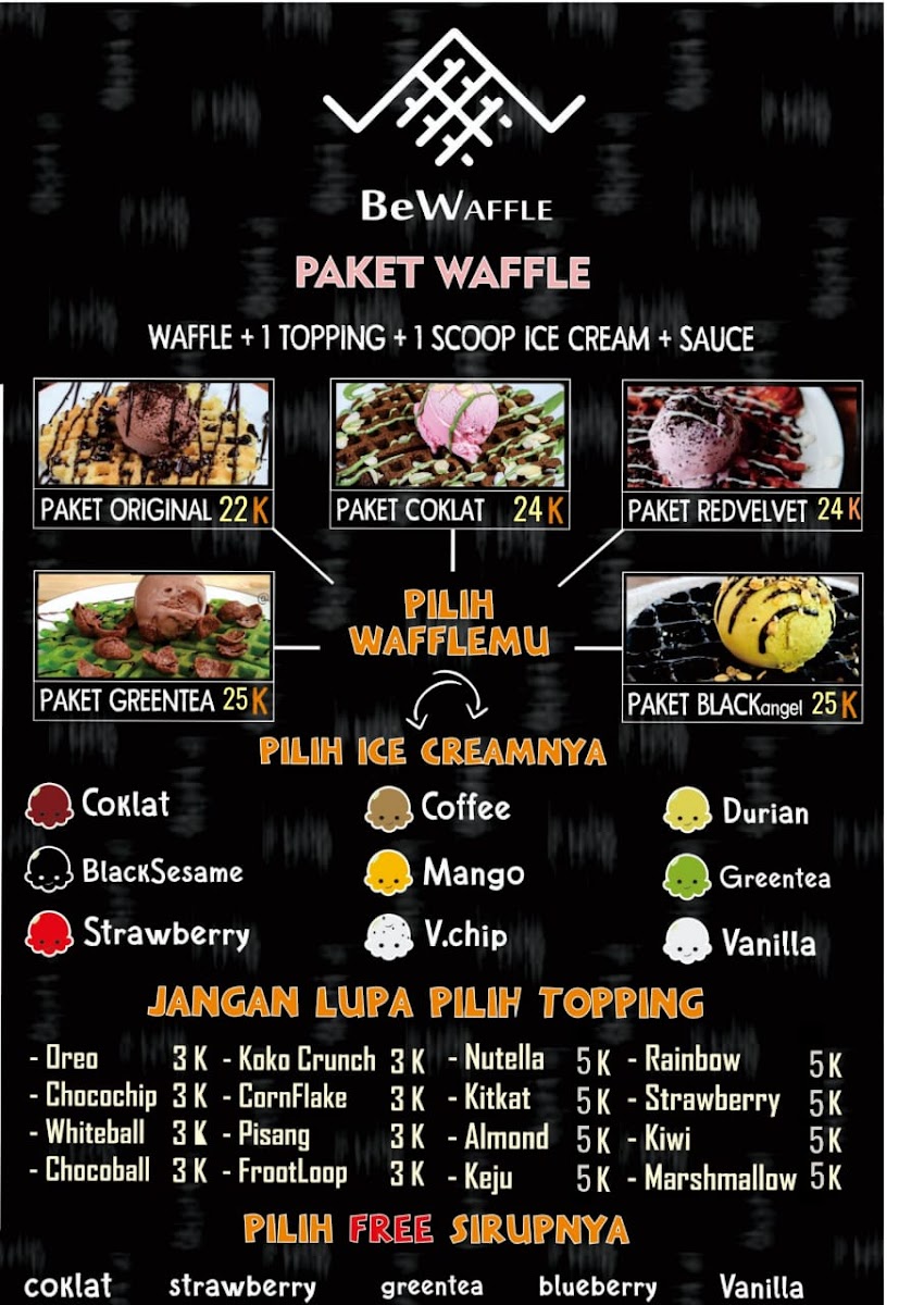 Be waffle Menu - Image 5